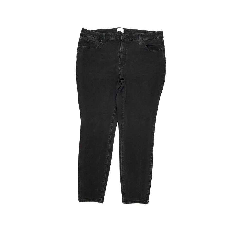 Time And Tru Skinny Women's size 18 Black Denim jeans‎